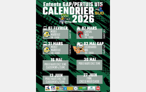Calendrier U15
